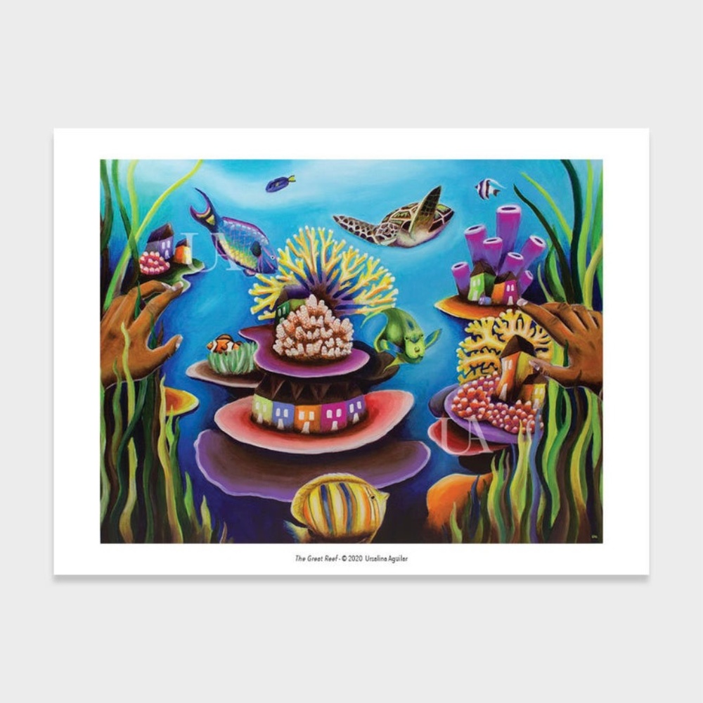 The Great Reef, Print of original painting